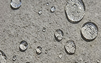 Silicone water repellent surface treatment