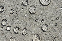 Silicone water repellent surface treatment