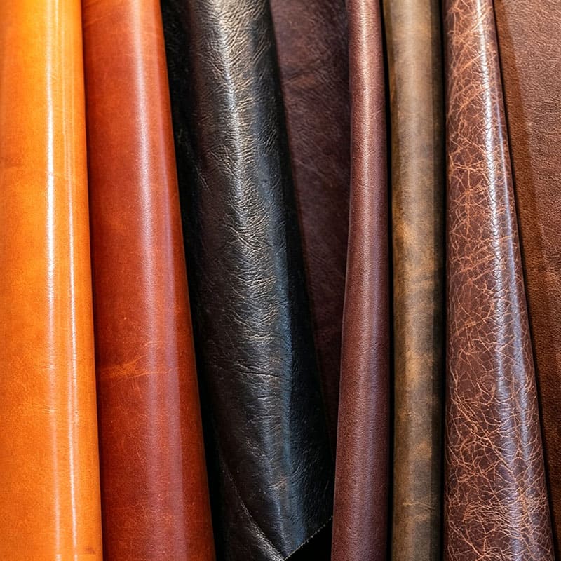 Textile leather paper finishing